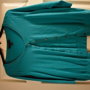 Tealish/ blue color cardigan